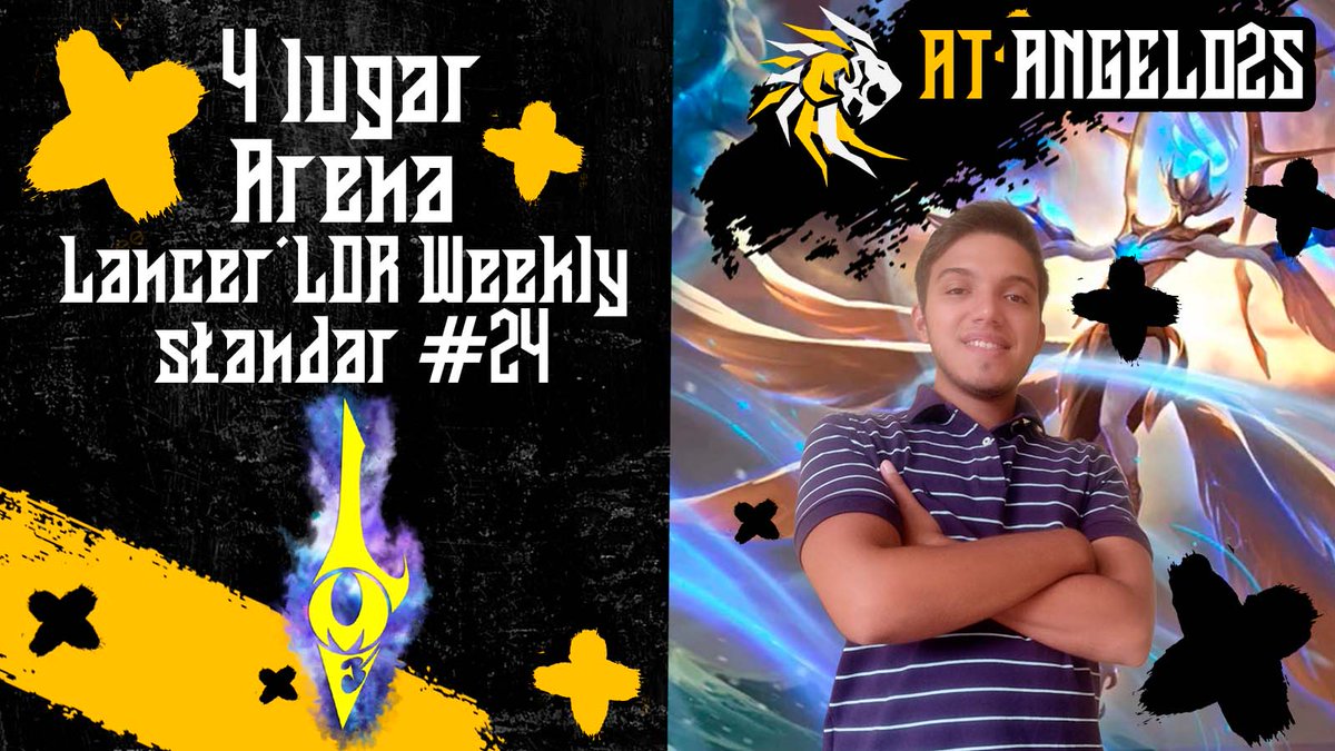 Lancers´LOR Weekly standard # 14 
4 lugar  
Janna Teemo Demacia/Ashe Leblanc/Shen Jarvan 

¡Felicidades,<a href="/angelo2s_LoR/">AT angelo2s</a> leon Intergalatico! 🎉 Tu destacado desempeño en el torneo a merece un fuerte aplauso. Has demostrado tu habilidad y dedicación en el juego.  
 #GoAtk #DreamTeam
