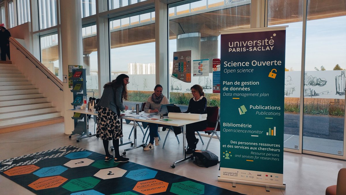 [Open Science Month] Nous avons été très heureux de vous accueillir sur notre stand 'Open Science' au #Lumen ce midi. Retrouvez-nous prochainement sur les campus d'@AgroParisTech les 19 et 26 octobre. Plus d'infos : universite-paris-saclay.fr/open-science-m…