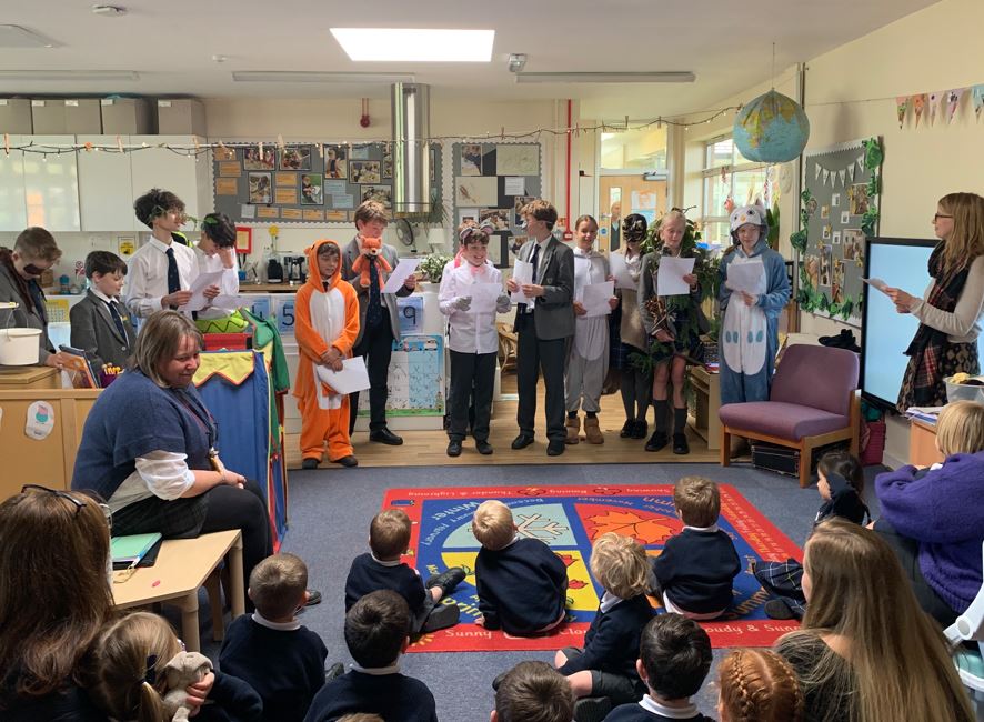 Little P children were treated to a visit by our Year 8's this afternoon. Dressing up and entertaining their audience, Year 8 performed a brilliant rendition of The Gruffalo, much to the delight of the little ones. #prepschool #prestfeldefamily #weareprestfelde #Shropshire
