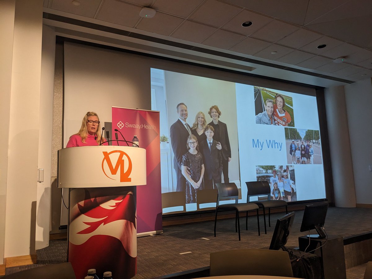techguy's tweet photo. Great kickoff to @SwaayHealth Toronto hearing from an amazing patient voice Kristy Dickinson. #swaayhealth #ptchat #hitmc https://t.co/9974q3HyDk