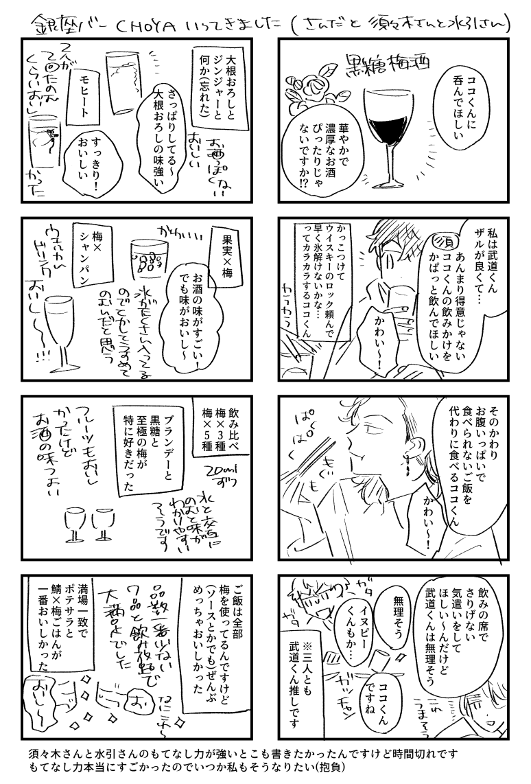 フクシさんにレポお願いします!って言われていたので描きました。楽しかったです