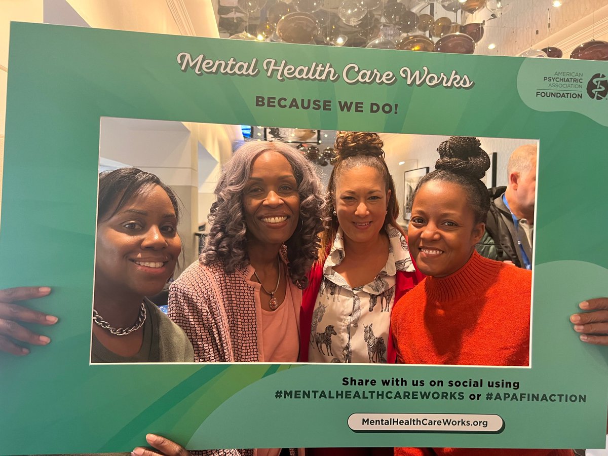 I recently attended the APA Mental Health Services Conference in Washington, DC. I'm pictured with Dana Lasenby, CEO, Oakland Community Health Network and Tamara McClain, MD resident Authority Health Detroit, MI APA Diversity Fellow.  #MENTALHEALTHCAREWORKS  #APAFINACTION