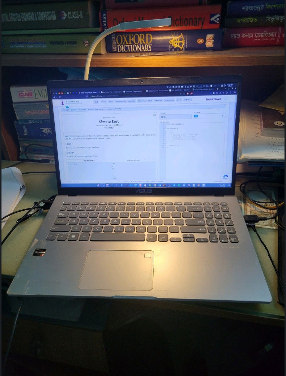 arephin_m's tweet photo. beecrowd is going on🔥
42 problems in 6 days
50th is the goal for today.
#beecrowd #problemsolving #cp #programming #100DaysOfCode #100daysofcoding #cprogramming https://t.co/sddp7oXQVi