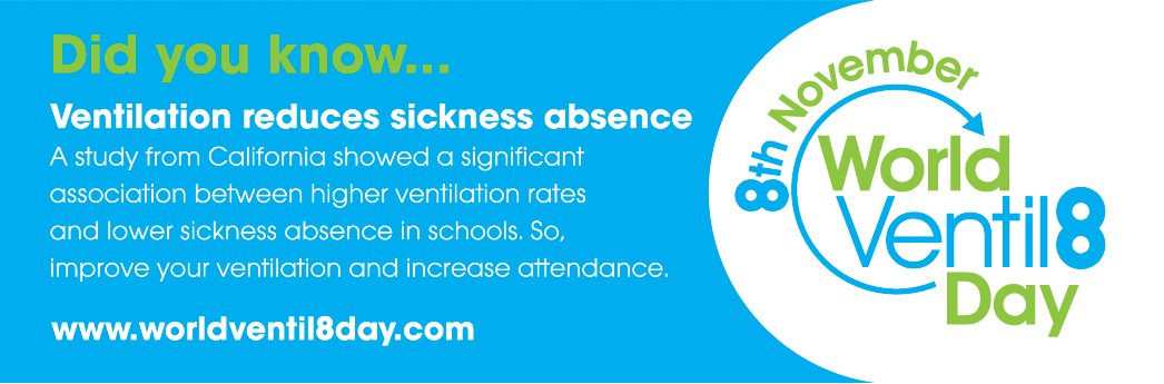 Proper ventilation in schools can significantly reduce the spread of illnesses. Opening windows regularly helps dilute indoor air pollutants, including viruses, and ensures a healthier learning environment. #WorldVentil8Day #VentilateForHealth #SchoolHealthFacts #HealthySchools