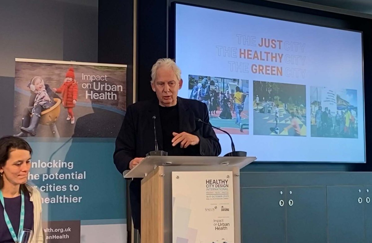 CUI Co-chair @BURDETTR, launches our new Housing and the City report at #HCD2023 stating that health and housing are inextricably linked and that we must consider and build on @MichaelMarmot's social determinants of health. Download and Read ⬇ councilonurbaninitiatives.com/resources/hous…