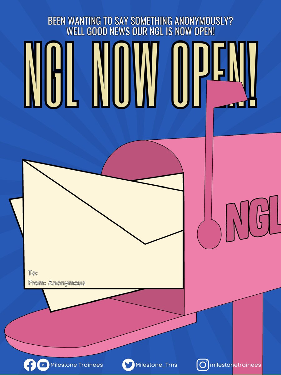 SINTAFandomPH's tweet photo. We've expanded our reach with our own platform on NGL, allowing members to connect, express thoughts, and get to know each other without judgement. Feel free to be open and honest, creating a safe and welcoming space.✨ 

https://t.co/KFqZbq6VVI

#MilestoneTrainees https://t.co/pPq5bplcXb