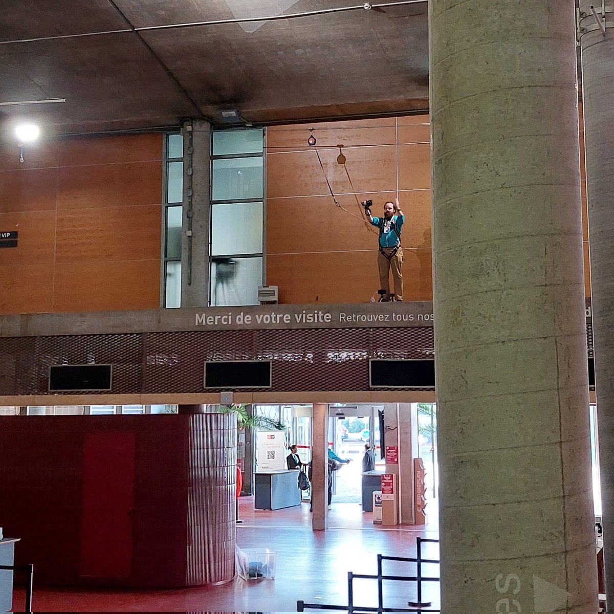 Dangerous job working at <a href="/DrupalConEur/">DrupalCon Rotterdam 2026</a> #drupalconlille #groupphoto