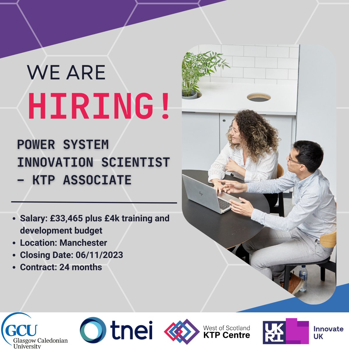 WestScotlandKTP's tweet photo. #hiring
We are looking for aΒ #KTPΒ Associate to work in collaboration with @TNEIServices and @CaledonianNews on a 24 month project.
πMore info: https://t.co/HkdlZWeOlV
@innovateuk | @IUK_KTN | @IUK_KTP
#ScotKTP #KTPpoweringinnovation #KTPgrowth2023 https://t.co/Gd5WeGZTov