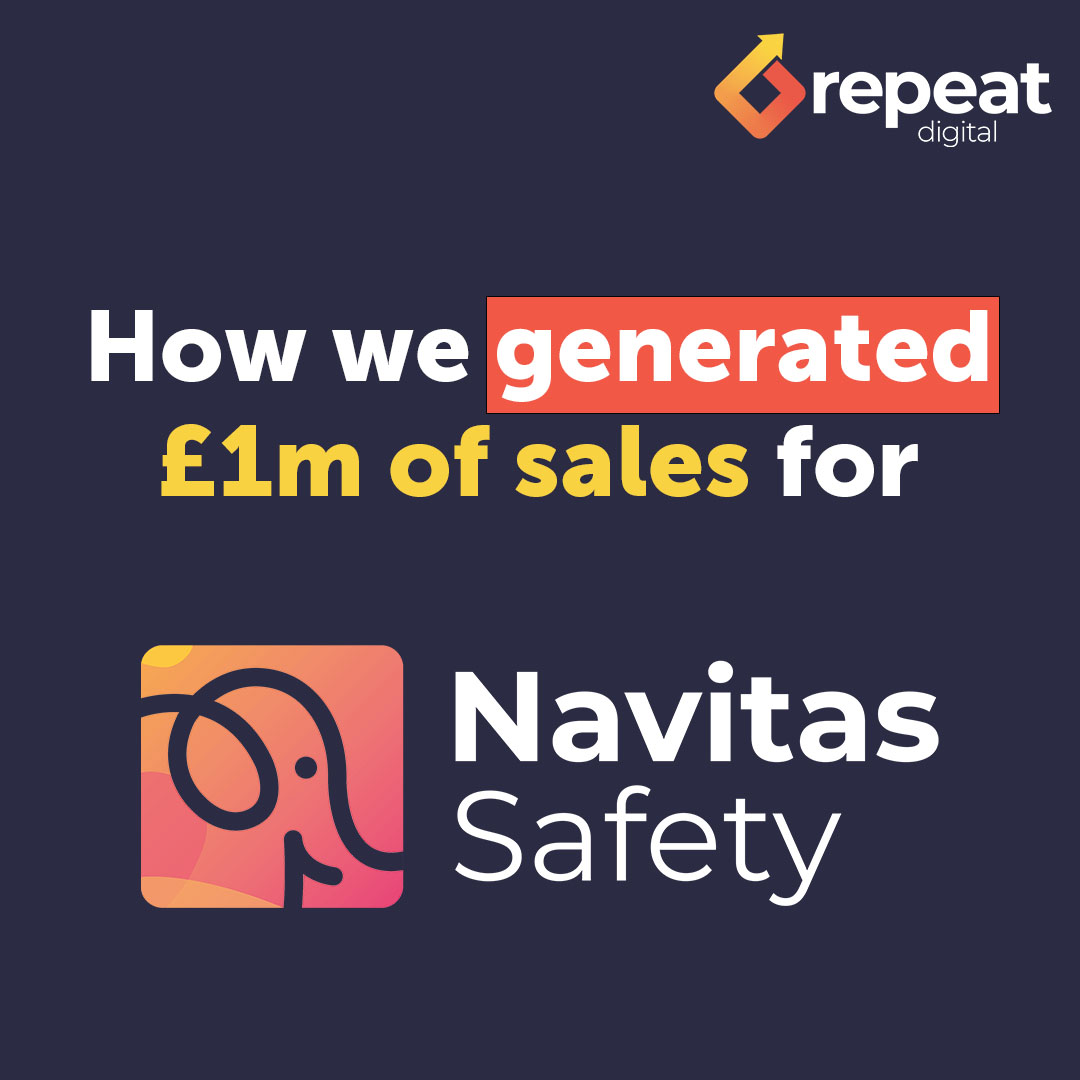 We've updated our case study all about our awesome PPC work with Navitas Safety!

Complete with a video testimonial, so see what their marketing team has to say about working with our agency 📷

repeatdigital.com/case.../navita…