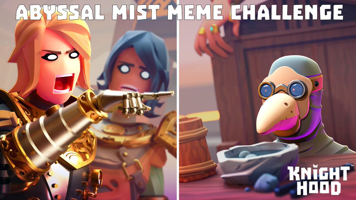 Calling all brave Knights!

Enjoying the elusive Abyssal Mist? Brace yourselves for a special community challenge that will unleash the wit and humour of our creative community: the Abyssal Mist Meme Challenge!

Check out Discord channel for a detailed post!

#knighthoodgame