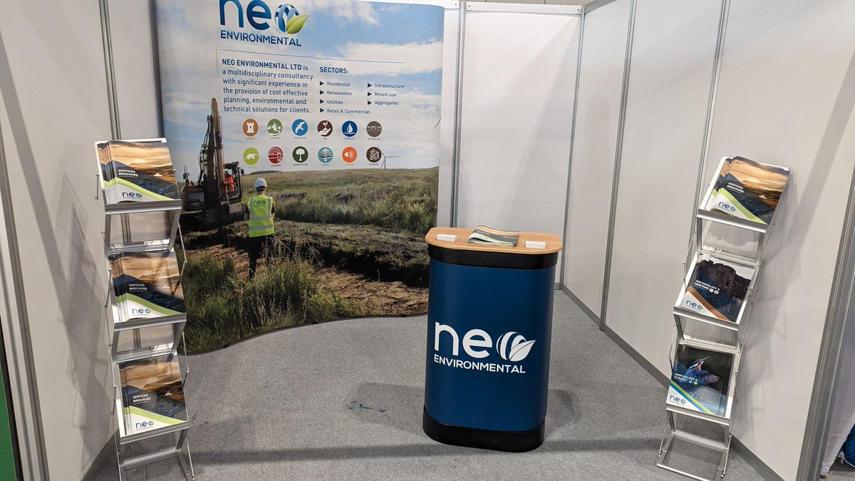 NeoEnviron's tweet photo. We are all setup for #SolarStorageLive 2023. If you are about, then please pop by stand U2 and say hello to Michael and Paul! We are here for the next 3 days! https://t.co/fADbHFmGmy
