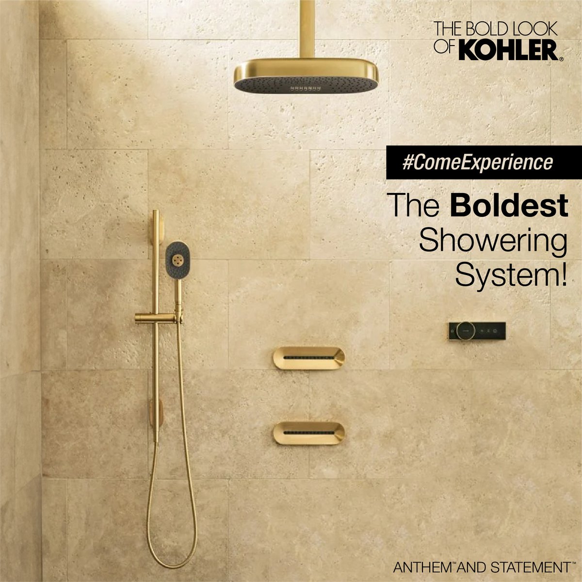 KohlerAfrica's tweet photo. Step into the future of showering with us, Lagos! We're gearing up for an exhilarating journey at Design Week Lagos, and we can't wait to take you along. Are you ready to immerse yourself in innovation and luxury? #DesignWeekLagos #ShowerInStyle #DesignWeek #Kohler #KohlerAfrica https://t.co/8y7BFXKox3