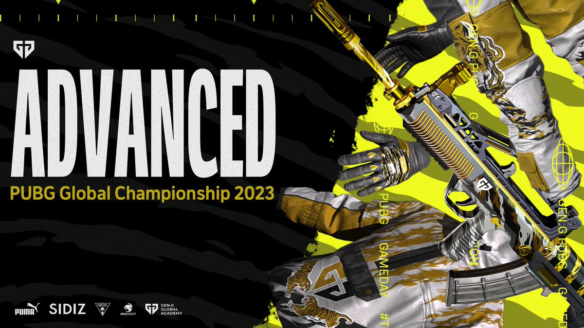 GenG_KR's tweet photo. 🎮 2023 PWS: KOREA Phase 2 || WS4 D2 🎮

젠지 PUBG팀이 다시 한번 가장 높은 곳에 오름과 동시에
최종 무대인 PGC 진출을 확정 짓습니다 🇹🇭 
소중한 기회임을 알기에, 온 힘을 다해 준비할 것을 약속드립니다!
다가오는 Grand Final 무대도 팬분들과 함께 달리겠습니다 🏃‍♂️

#GenGPUBG #GenGWIN #PWS https://t.co/W8qS6ZSe0b
