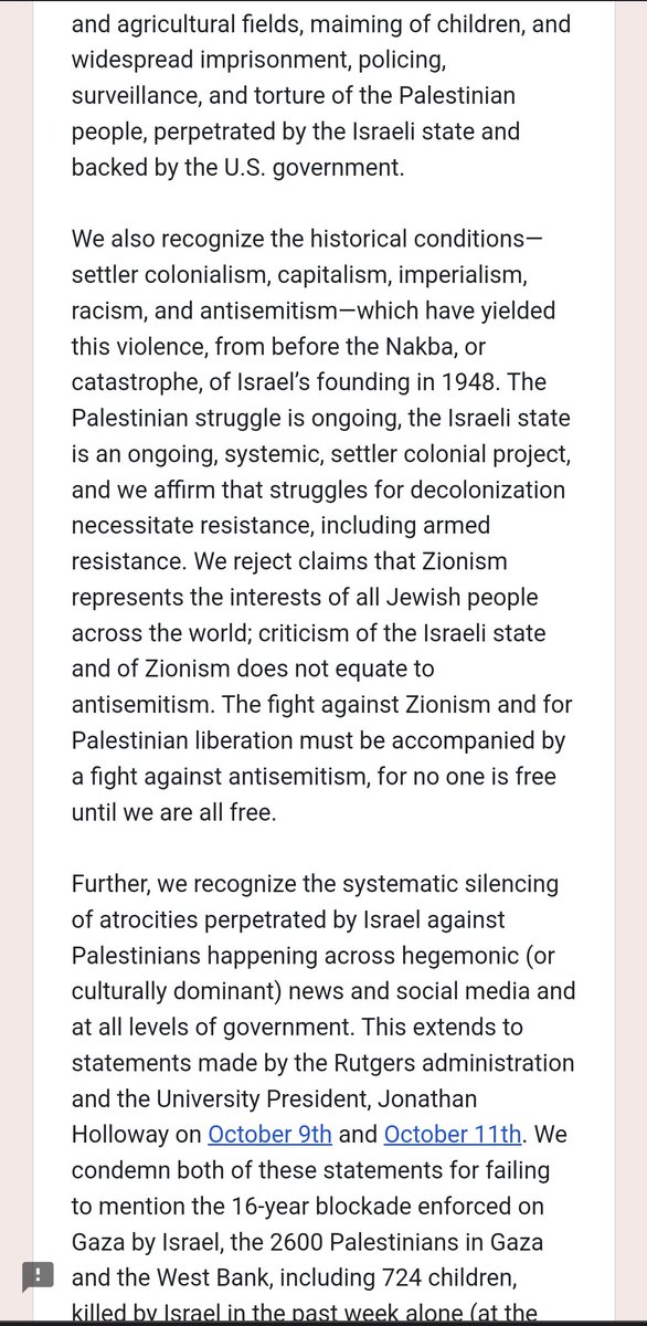 keepyourdiary's tweet photo. RU4Palestine Statement from rank and file workers at Rutgers, to sign and circulate: https://t.co/7hTTWRSuYr https://t.co/HMoxPvQKXU