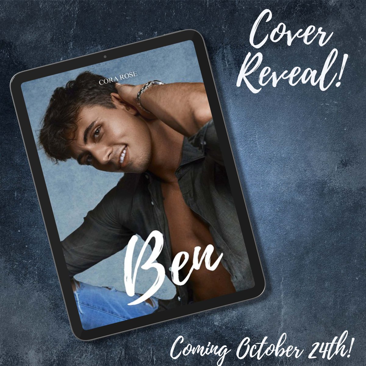 #CoverReveal time for Ben by Cora Rose! Coming 11/17!
#Preorder: geni.us/benevents
#MMMRomance #DadsBestFriend #AgeGap
#SecretRelationship @Chaotic_Creativ