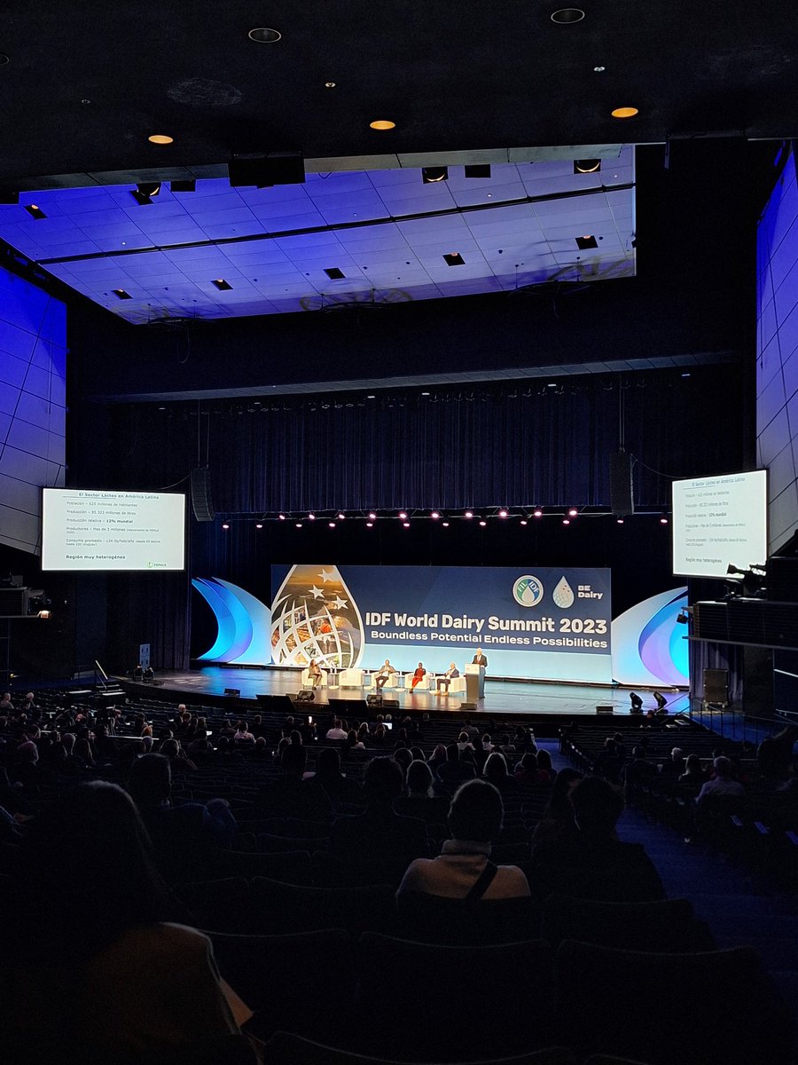 Day 2 starts #now! We're discussing dairy farming around the world. Speakers are from <a href="/FEPALE1/">FEPALE</a>, Danish Dairy Board, Palmhouse Dairies, and California Dairies.
