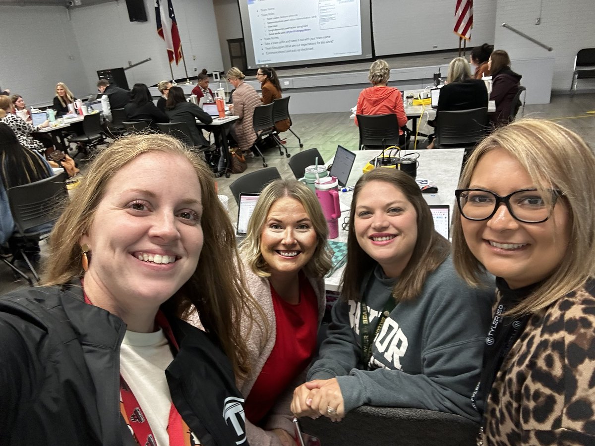 Team Page Turners ready for day 2! <a href="/TylerISD/">Tyler ISD 🏛</a> <a href="/engage_learning/">engage2learn</a> #engage2learn