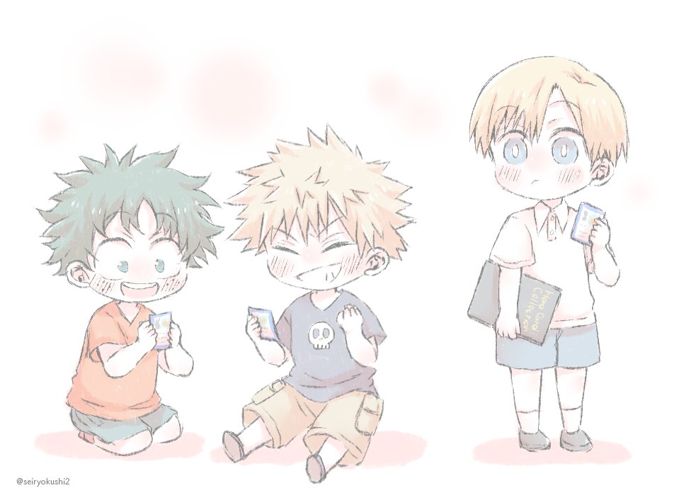 爆豪勝己 ,緑谷出久 「本誌読みました!!!!過去絵あげときます!!!」|青緑紫🕰のイラスト