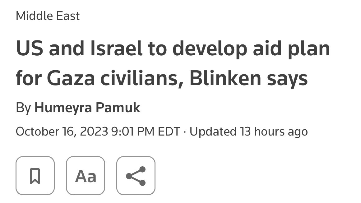 Innocent Americans and Israelis are being held hostage by Hamas terrorists, yet Biden is more focused on sending “humanitarian aid” to Gaza that will be commandeered by Hamas terrorists. Biden should work with Israel to free all American and Israeli hostages, not shower Hamas…