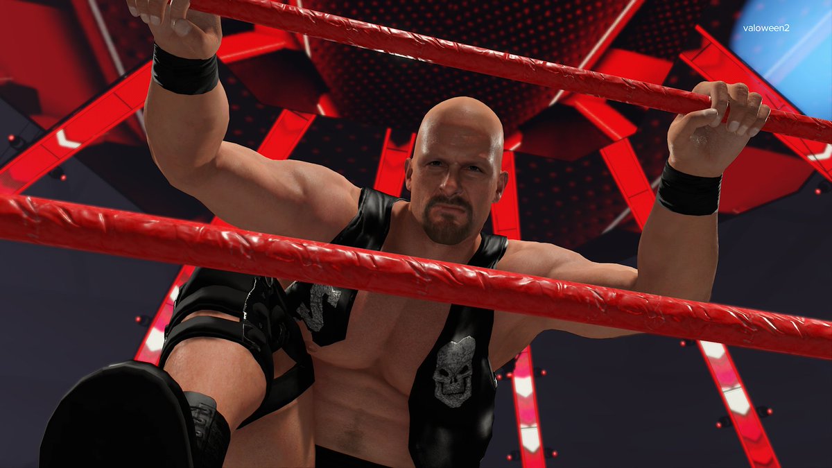 Stone Cold Steve Austin featured in my last screenshot is available now.

Hashtags are: StoneColdSteveAustin, ATTITUDEERA, VALOWEEN 

#WWE2K23