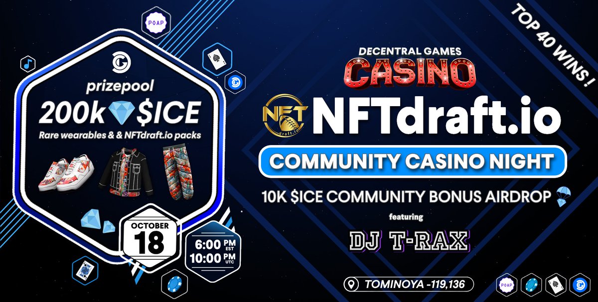 SagingCHANNNNN's tweet photo. π More SHC Holder Perks Tomorrow! π
Thanks to THOSE who made this exclusive, cost-free event possible.
Top 40 players stand a chance to win fantastic prizes, with the first place earning approximately $400 in cash and more.
#NFTDraft #IcePoker #Decentraland #NFT #P2E https://t.co/UU7oDl0g0N