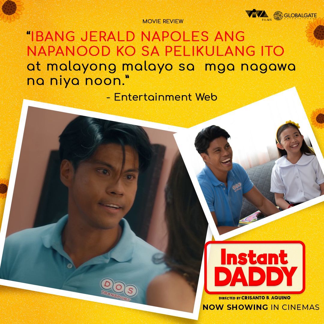 VIVA_Films's tweet image. IBANG JERALD NAPOLES ang makikilala niyo sa SINEHAN! 

#InstantDaddy is NOW SHOWING IN CINEMAS!