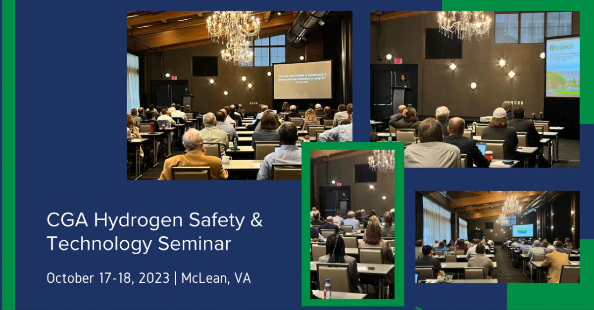 CGA_Safety's tweet photo. Thank you to Dr. Sunita Satyapal for keynoting and kicking off our first CGA Hydrogen Safety and Technology Seminar! https://t.co/sEZNWmg5Ae