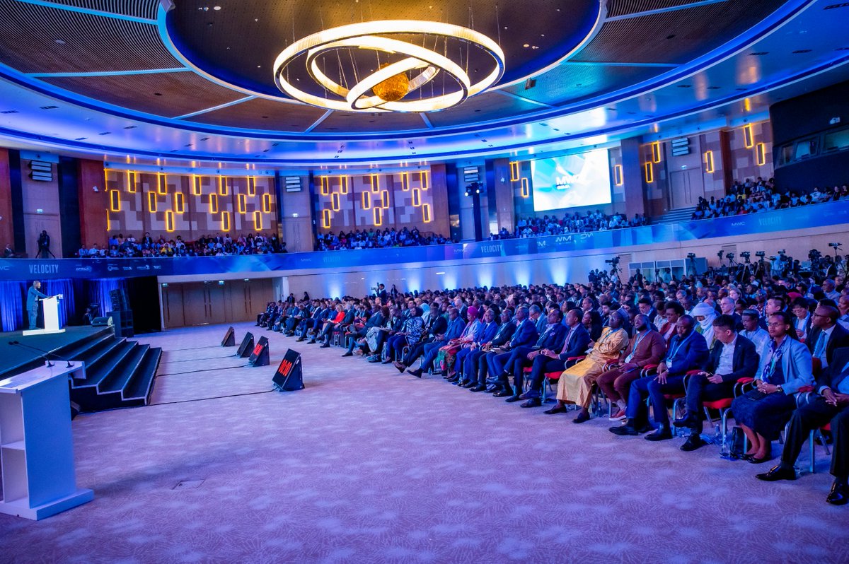 RISARwanda's tweet image. What an excitement in #Kigali as the Mobile World Congress kicks off under the theme “Velocity: Unleashing Tomorrow's Technology – Today”! The tech world is gathered in #Rwanda to explore the latest in mobile technology, innovation & connectivity ideas.  #MWC2023 #TechInAfrica