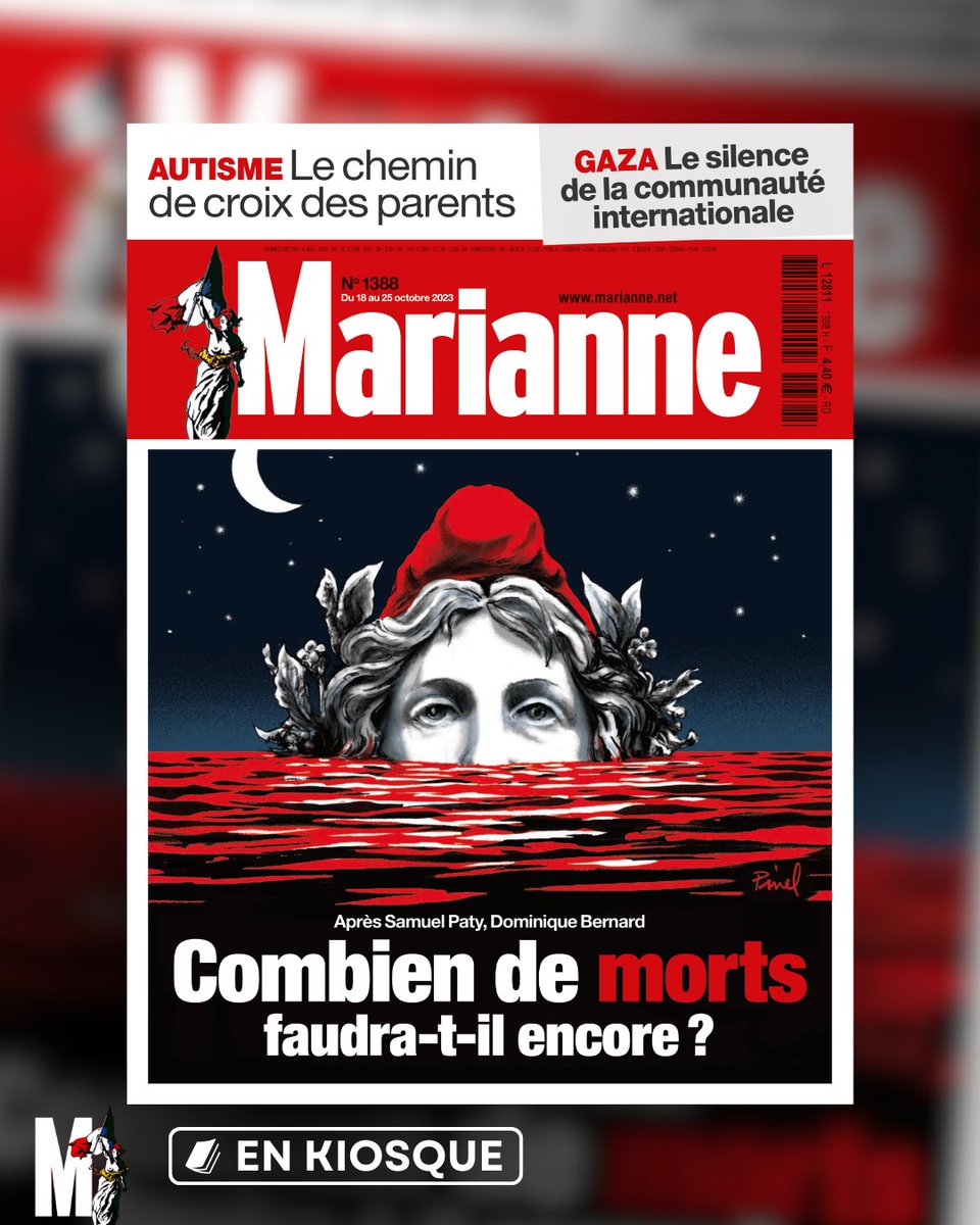 🟥 À la une cette semaine :
🔸 Après Samuel Paty, Dominique Bernard : combien de morts faudra-t-il encore ?
🔸 Autisme : le chemin de croix des parents
🔸 Gaza : le silence de la communauté internationale