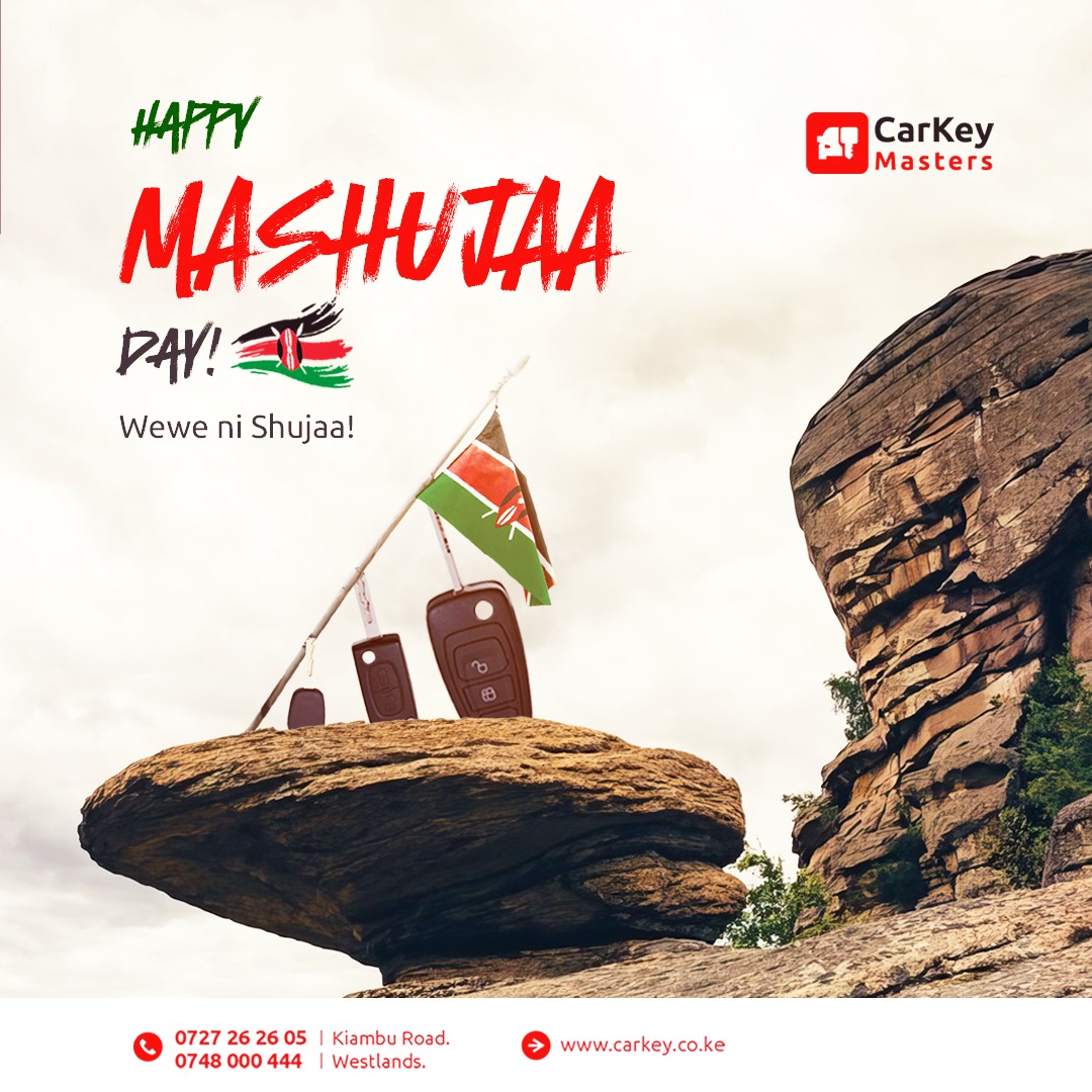 CarKey_Masters's tweet image. Happy Mashujaa Day🇰🇪 from Carkey Masters. Together we keep the spirit of courage and innovation alive on the road to a brighter future. #carkeymasters #carkeyprogrammingnairobi #carkeyduplicationnairobi #mashujaaday2023 #happymashujaaday