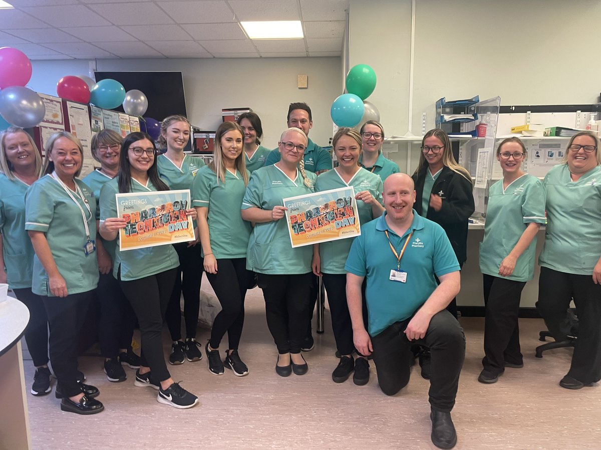 EmmaGra78's tweet photo. Happy Pharmacy Technician Day to all the amazing pharmacy technicians that continue to provide excellent patient care. Especially to the fantastic Pharmacy Technician team at Prince Philip Hospital! #RxTechDay #@mazsilk_mary https://t.co/W4jv8NNa6z