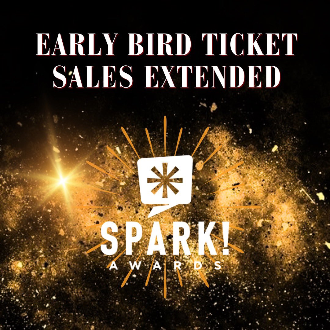 Spark Awards 💥 Early Bird Ticket Extension

We have extended the Early Bird Ticket sales until TOMORROW 10/18. This is your last chance to purchase at the discounted rate 🎟️ -  $50 for AMA members and $65 for non-members.

Ticket Link: l.instagram.com/?u=https%3A%2F…