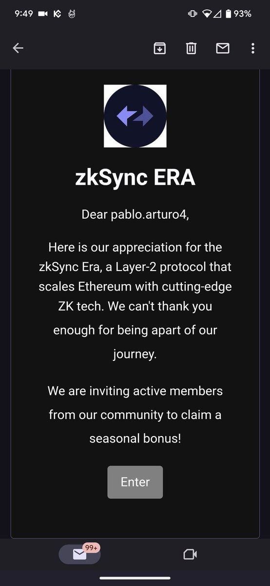 Noxus_ETH's tweet photo. @zksync is this legit or a phishing attempt? https://t.co/E9pCdhj1Ba