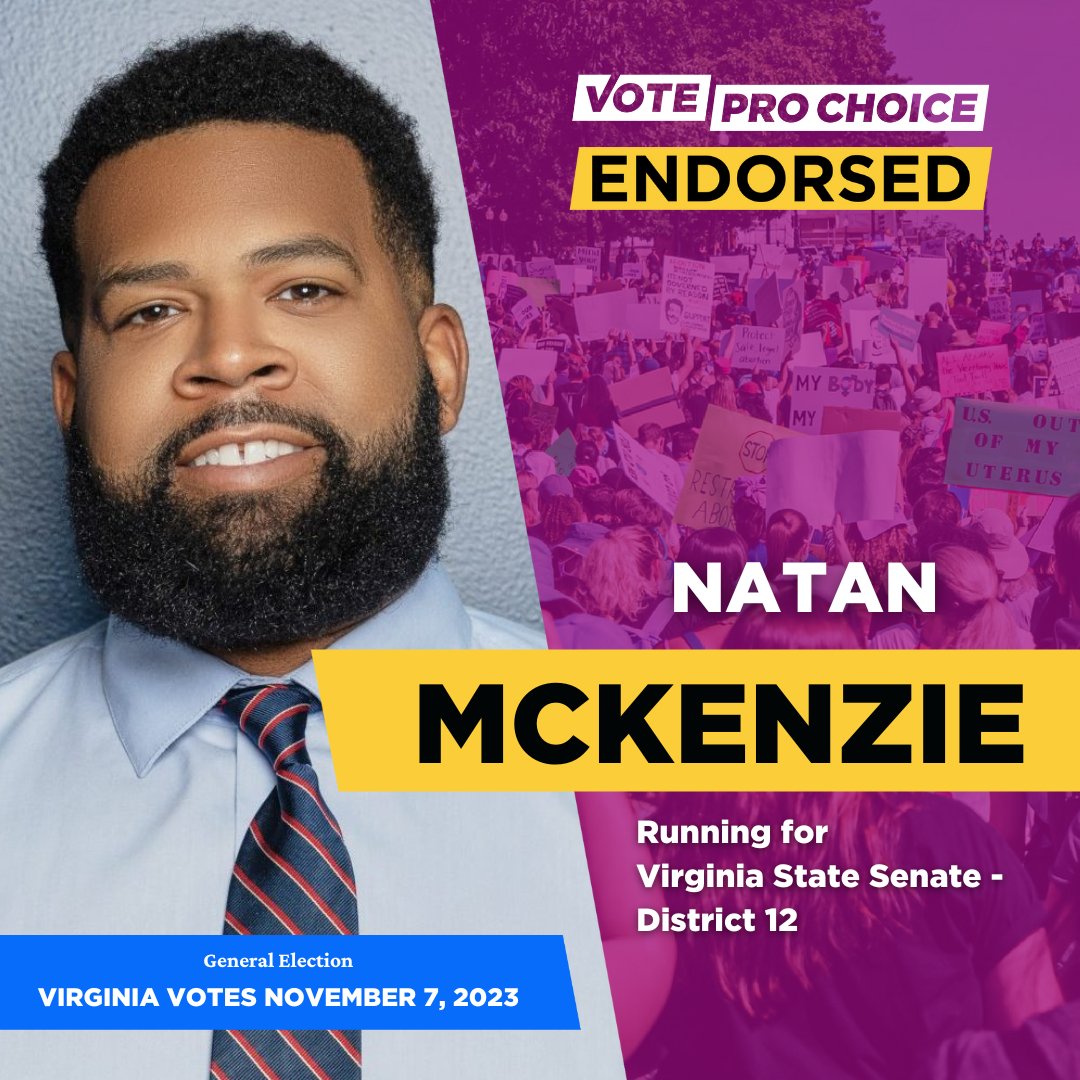 #VOTEPROCHOICE
.
It is an honor to be endorsed by @VoteChoice and be a champion reproductive freedom!
.
Body autonomy should not be a crime.