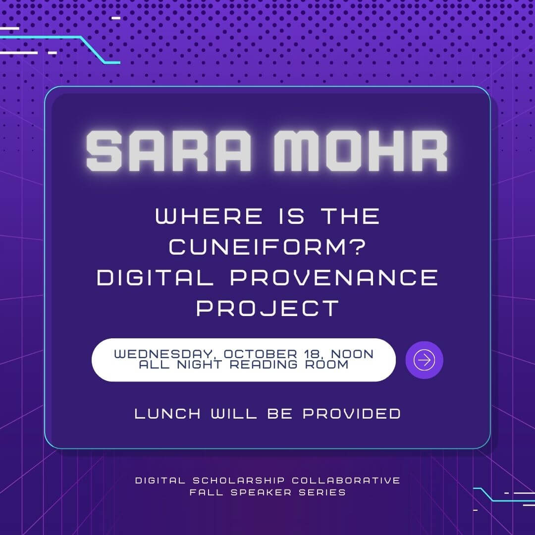 Digital Scholarship Collaborative tweet media