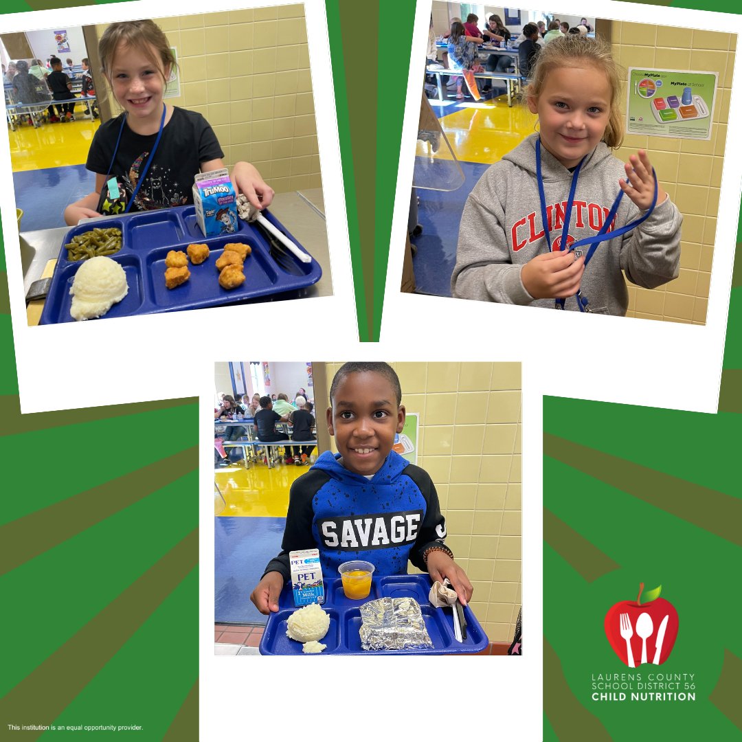 L56SchoolMeals's tweet photo. We are so happy to see our students today after two weeks off for Fall Break! 🥰 Students and staff, join us in the cafeteria for the fuel you need to succeed. 💪

@laurens_56 #schoolmealsmatter #theexperiencematters #LaurensSC #LaurensSouthCarolina #SCschool #LaurensCounty https://t.co/X1ztsbu8hG