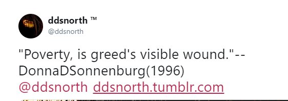 ddsnorth's tweet photo. No dollars for people slowly dying from poverty starvation. We call these abandoned humans: seniors, disabled, unemployables, injured workers #TheKillingFieldsOfOntario #IntolerableCruelty
"THE PSYCHOPATHY OF POVERTY IS TO CREATE DEATH.:--ddsonnenburg https://t.co/aVrKsvYX2D