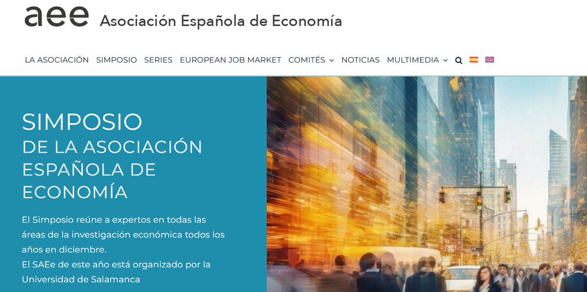 We are pleased to share with you the new versions of our websites: AEE: asesec.org Simposio de la AEE: asesec.org/simposio-asoci… Committee on Education in Economics: asesec.org/cee/ Jornadas de Economía Industrial: asesec.org/jornadas-econo…