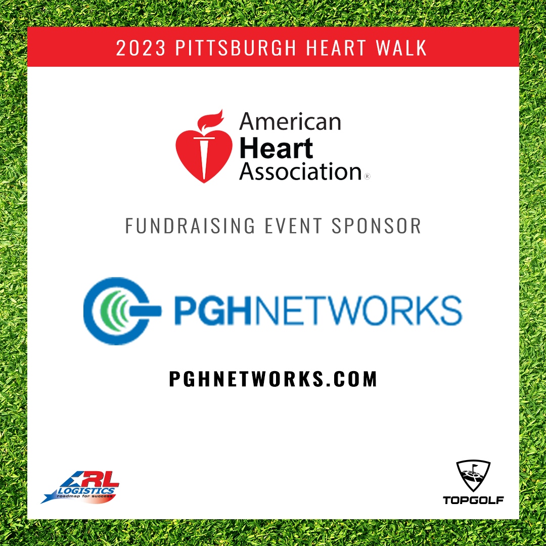 ArlLogistics's tweet photo. Thank you to PGH Networks for being one of our generous donation sponsors for our Top Golf fundraising event toward the 2023 American Heart Association Pittsburgh Heart Walk!
https://t.co/wIPH87LVK9
#AHA #AmericanHeartAssociation #CharityEvent #HeartHealthy https://t.co/KSZgQwIbmZ