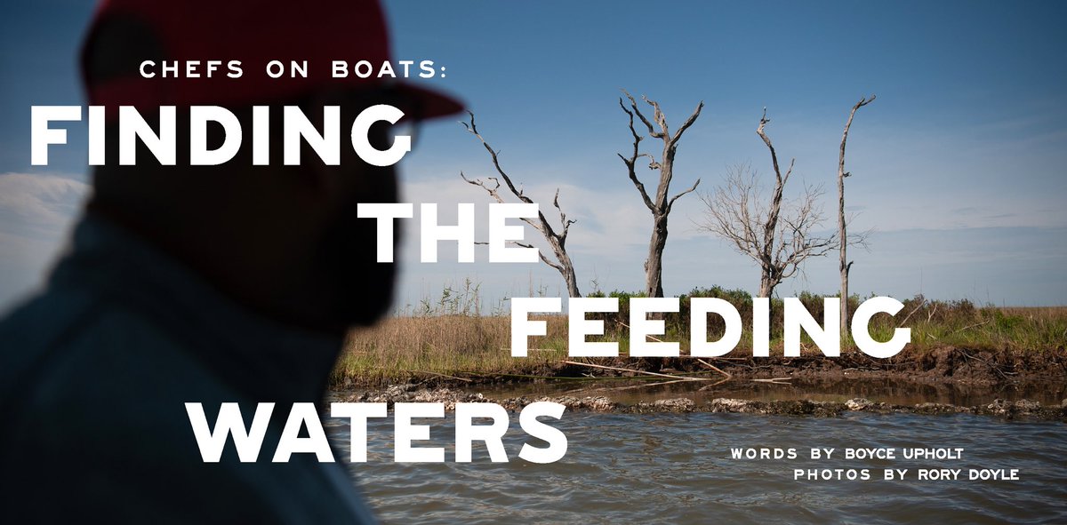 Bitter Southerner (@bittersouth) on Twitter photo Chefs on boats! Massive walls separate the city of New Orleans from the marshes and estuaries that make the area a culinary marvel. What happens when chefs venture beyond the barricades? <a href="/BoyceUpholt/">Boyce Upholt</a> takes us there. bittersoutherner.com/features/2023/… Chefs on boats! Massive walls separate the city of New Orleans from the marshes and estuaries that make the area a culinary marvel. What happens when chefs venture beyond the barricades? <a href="/BoyceUpholt/">Boyce Upholt</a> takes us there. bittersoutherner.com/features/2023/…