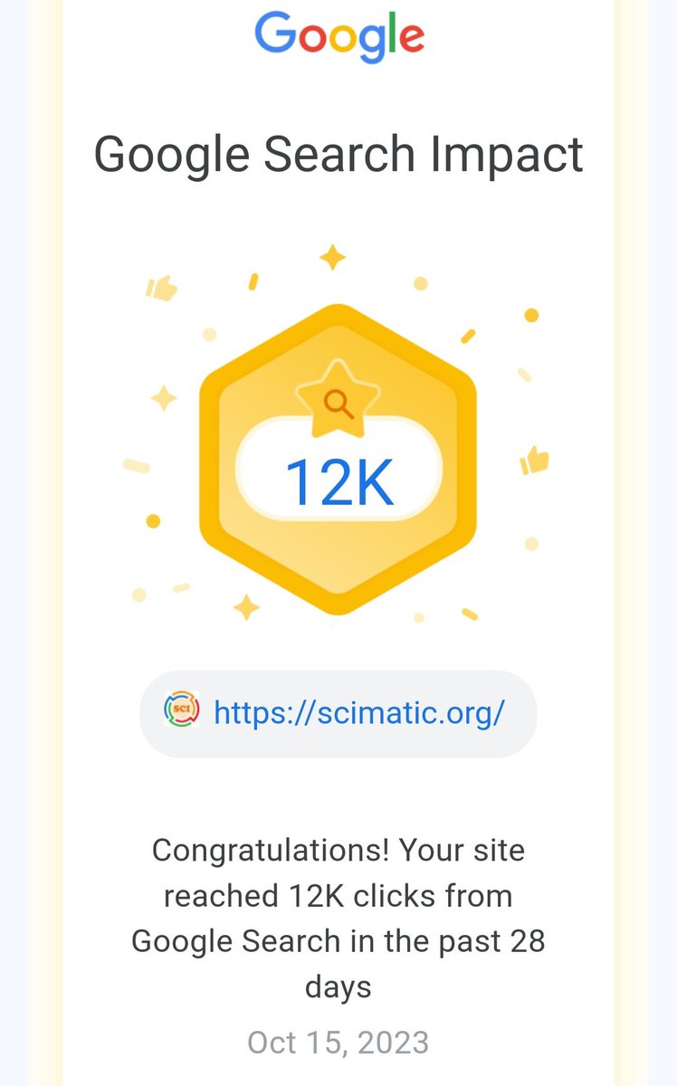 Scimatic2's tweet image. #scimatic has completed the next level of 12000 clicks in 28 days.