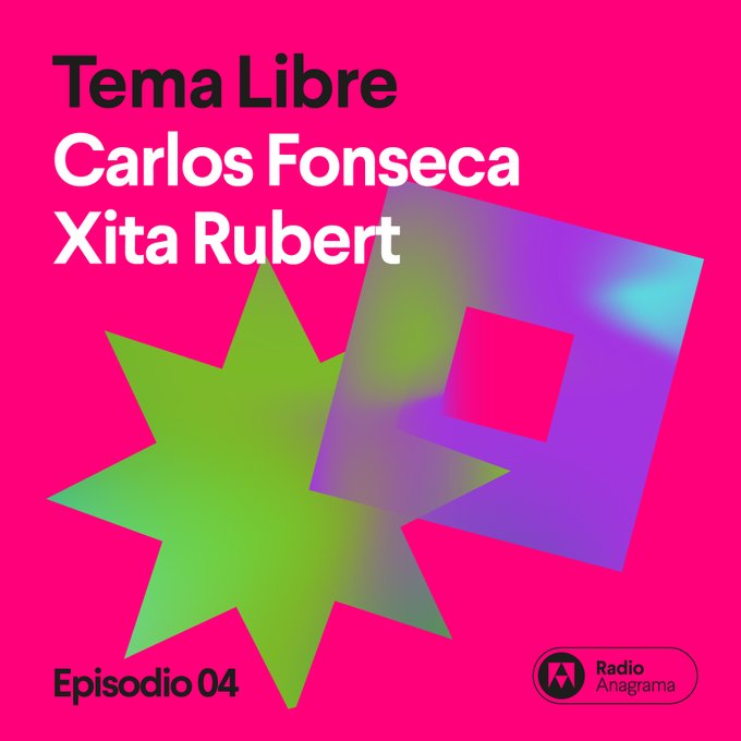 🎧 En este episodio de #TemaLibre, Carlos Fonseca y Xita Rubert reivindican la literatura fuera de las fronteras territoriales y celebran las diferentes maneras de comunicación, incluso las no mediadas por palabras: ow.ly/KKUM50OCTi4