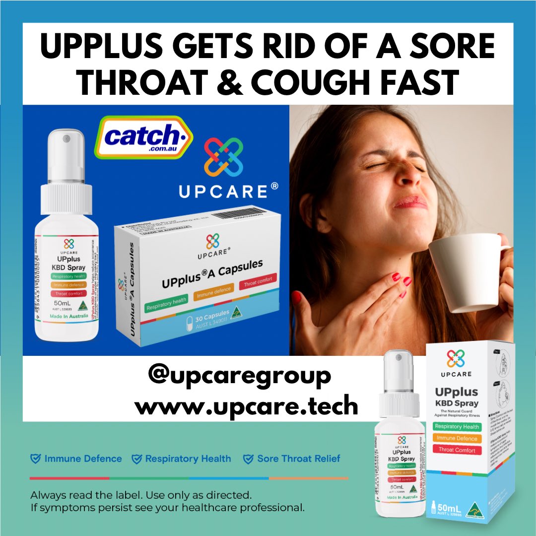 UpcareG's tweet photo. Buy Australian made UPplus if you want to get rid of a cough or sore throat fast!! 

https://t.co/yfoBOl88oW

#sorethroat #cough #flu #COVID19 #covid #AustralianGP 
#australianmade #australiandoctors #pharmaceutical #australianpharmacy #daigou https://t.co/di5K7eYsjU