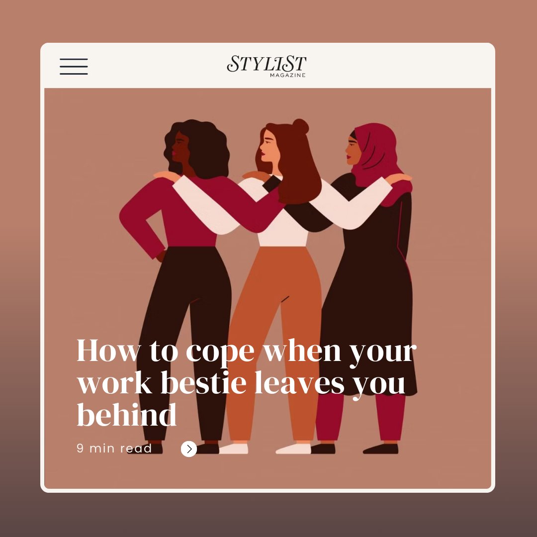 AlisonBlackler's tweet image. "Humans are social creatures and wired to connect"

Happy to share an article I wrote with a journalist for @StylistMagazine😊

Have a read👇
stylist.co.uk/.../losing-wor…

#2minds #stylistmagazine #article #workrelated #besties