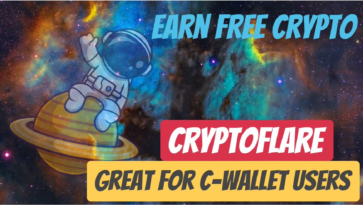 LearnH0wToEarn's tweet photo. CryptoFlare, Easy To Use Faucet , Earn Free Crypto. https://t.co/g90S2HSyAh via @YouTube 
#new #cryptoflare #freecrypto #bitcoin #p2e #tuesday https://t.co/ST7FJCZ0Hl