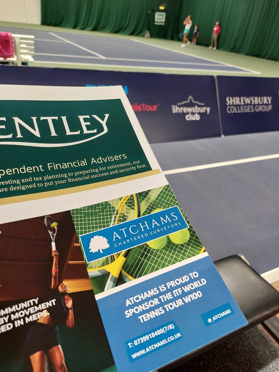 Here we are again for the <a href="/ITFTennis/">ITF</a> W100 tournament at the <a href="/shrewsbury_club/">The Shrewsbury Club</a> and proud to be a sponsor. Enjoyed the business leaders' breakfast this morning too with a range of speakers and then watching @Katieswan99 win! #tennis #Shrewsbury #business #networking #tuesdayvibe