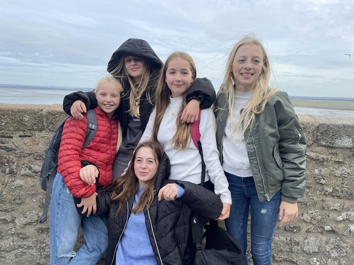 CundallManor's tweet photo. "Bonjour du Mont St Michel! After our petit déjeuner, we have spent a fantastic morning at the market. This was then followed by a picnic and a great afternoon at Mont St Michel."
Merci Madame Bewell for ensuring our pupils have a fantastic time in France! #frenchtrip #cundall https://t.co/GoL3BdOMse