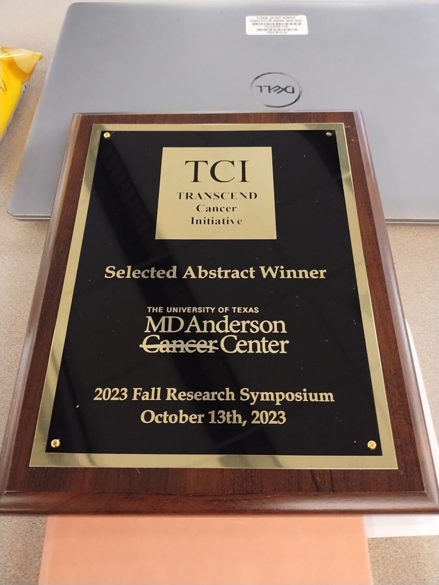 somnathpaul's tweet photo. Needless to say, it feels really great when your hard work gets #appreciated. And bigger too.. since its a #teamwork as well. Congrats all. Lets make #Cancer History!! #RAPC @MDAndersonNews https://t.co/oEaTfMLref