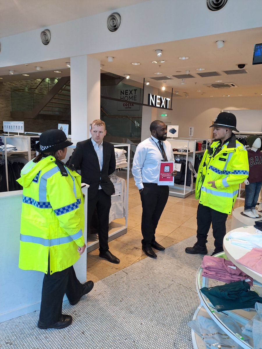 #SaBAWeek | Every shop worker deserves respect, no matter their role or store size.

In Birmingham City Centre, our officers are championing the #ShopKind campaign to keep businesses and their hardworking employees safe from crime and abuse.