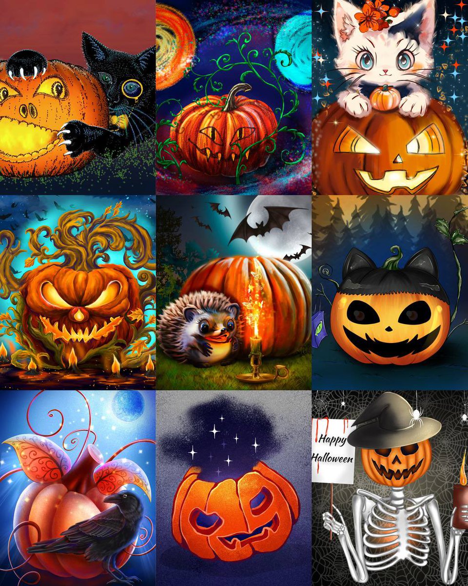 👻New drop👻

Halloween with FoxyGang🎃 Until October 26, buy our Foxy pumpkins for just 15 tezos and on October 27 you will receive as a gift a stunning festive hand-drawn art from the artist whose pumpkin you will add to your collection🥰 

15tezos 5/5 edition 
⬇️